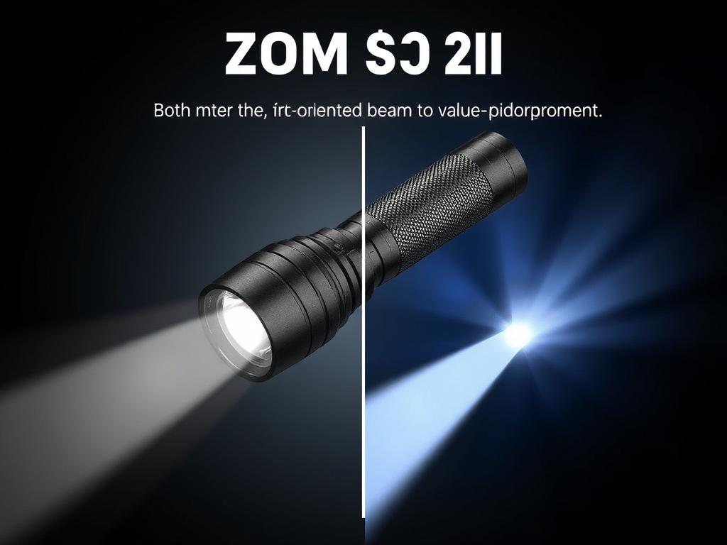 Coast G32 camping torch showing its zoom feature and affordable design, representing value-oriented best camping torches